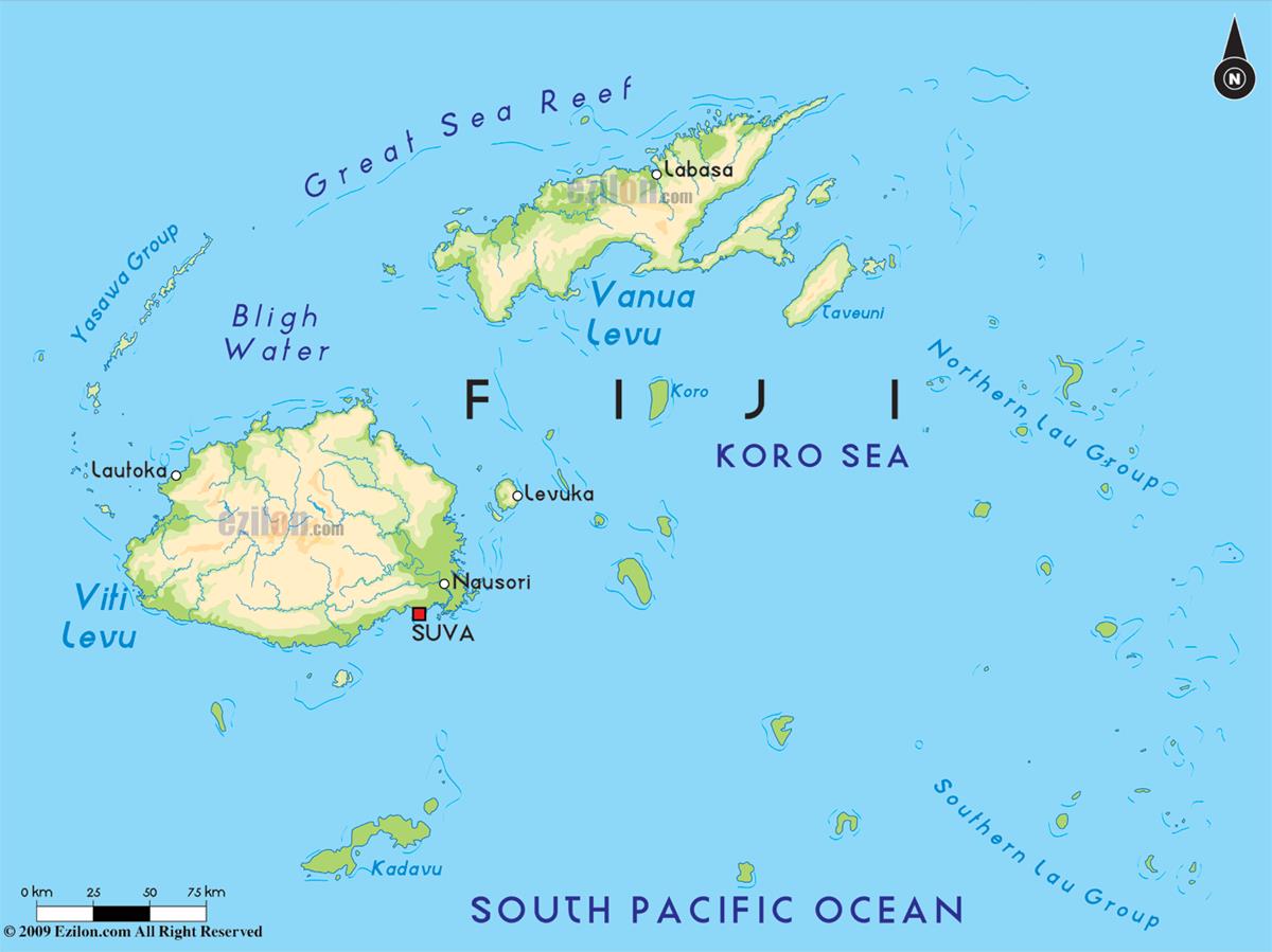 [Update] Bản đồ hành chính đất nước Fiji (Fiji Map) phóng to năm 2022 13
