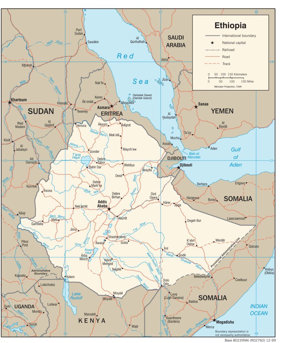 [Update] Bản đồ hành chính đất nước Ethiopia (Ethiopia Map) phóng to năm 2022 21