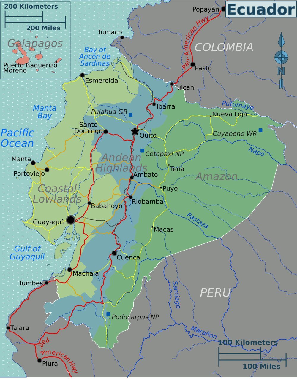[Update] Bản đồ hành chính đất nước Ecuador (Ecuador Map) phóng to năm 2022 22