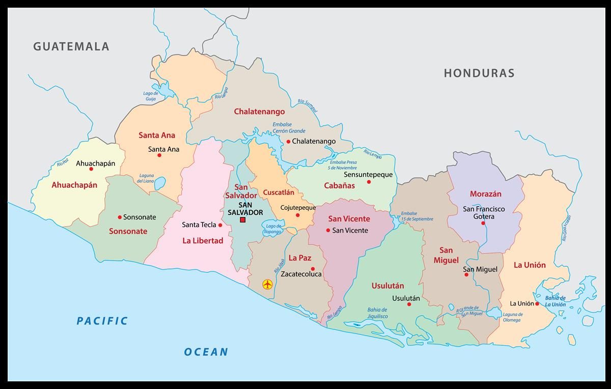 [Update] Bản đồ hành chính đất nước El Salvador (El Salvador Map) phóng to năm 2022 17