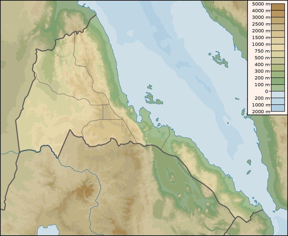 [Update] Bản đồ hành chính đất nước Eritrea (Eritrea Map) phóng to năm 2022 24