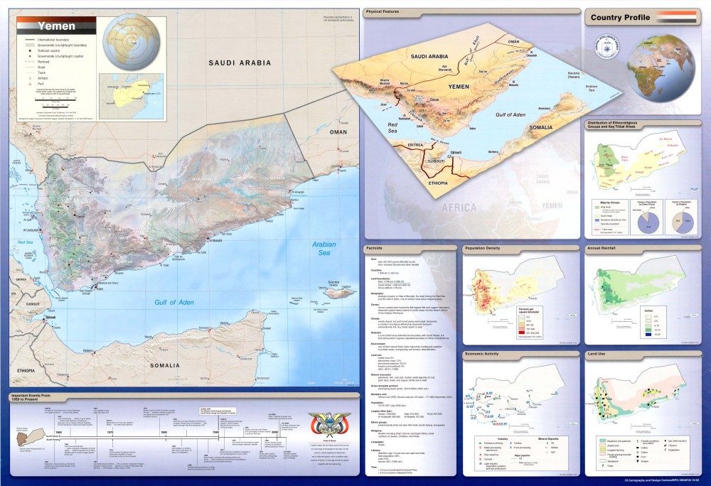 [Update] Bản đồ hành chính đất nước Yemen (Yemen Map) phóng to năm 2022 23