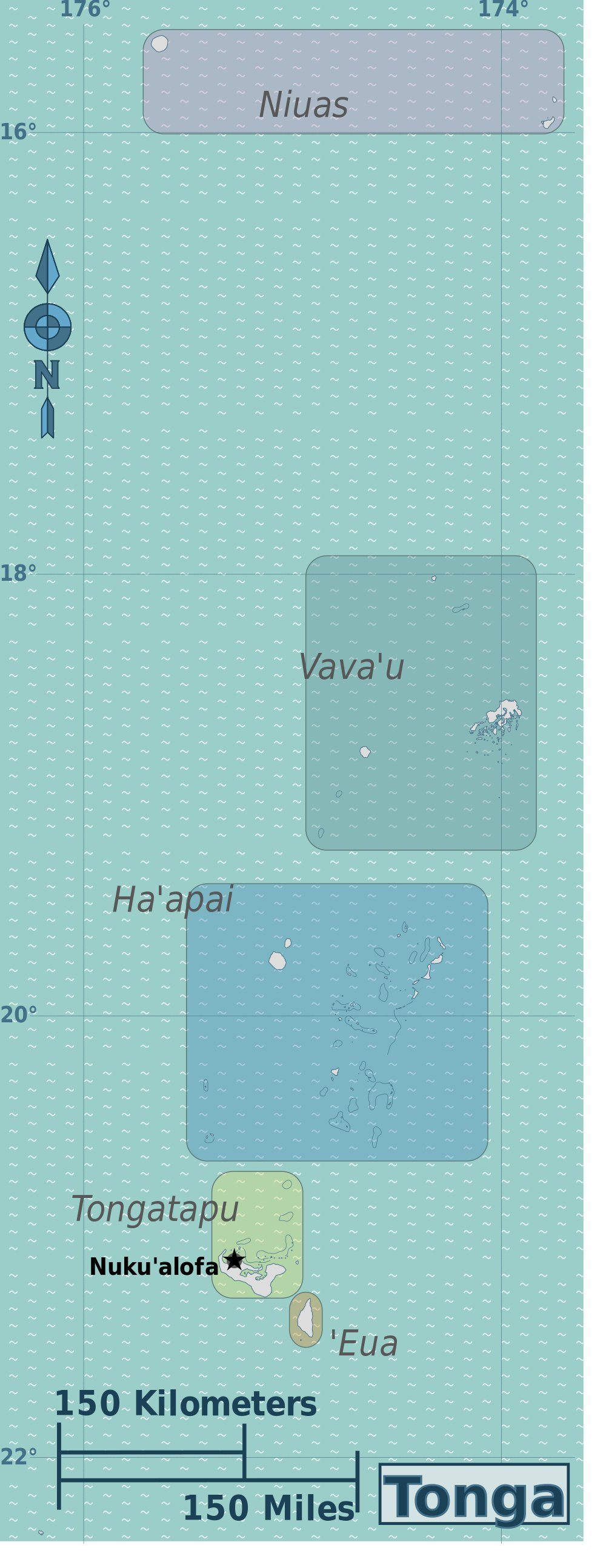 [Update] Bản đồ hành chính đất nước Tonga (Tonga Map) phóng to năm 2022 17