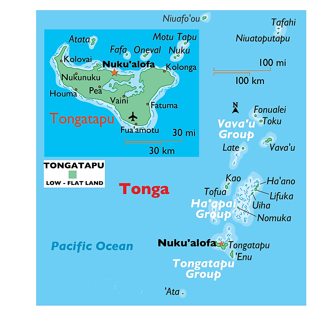 [Update] Bản đồ hành chính đất nước Tonga (Tonga Map) phóng to năm 2022 18