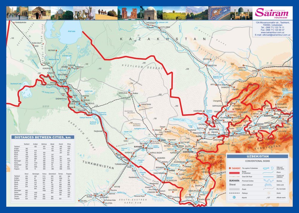 [Update] Bản đồ hành chính đất nước Uzbekistan (Uzbekistan Map) phóng to năm 2022 21