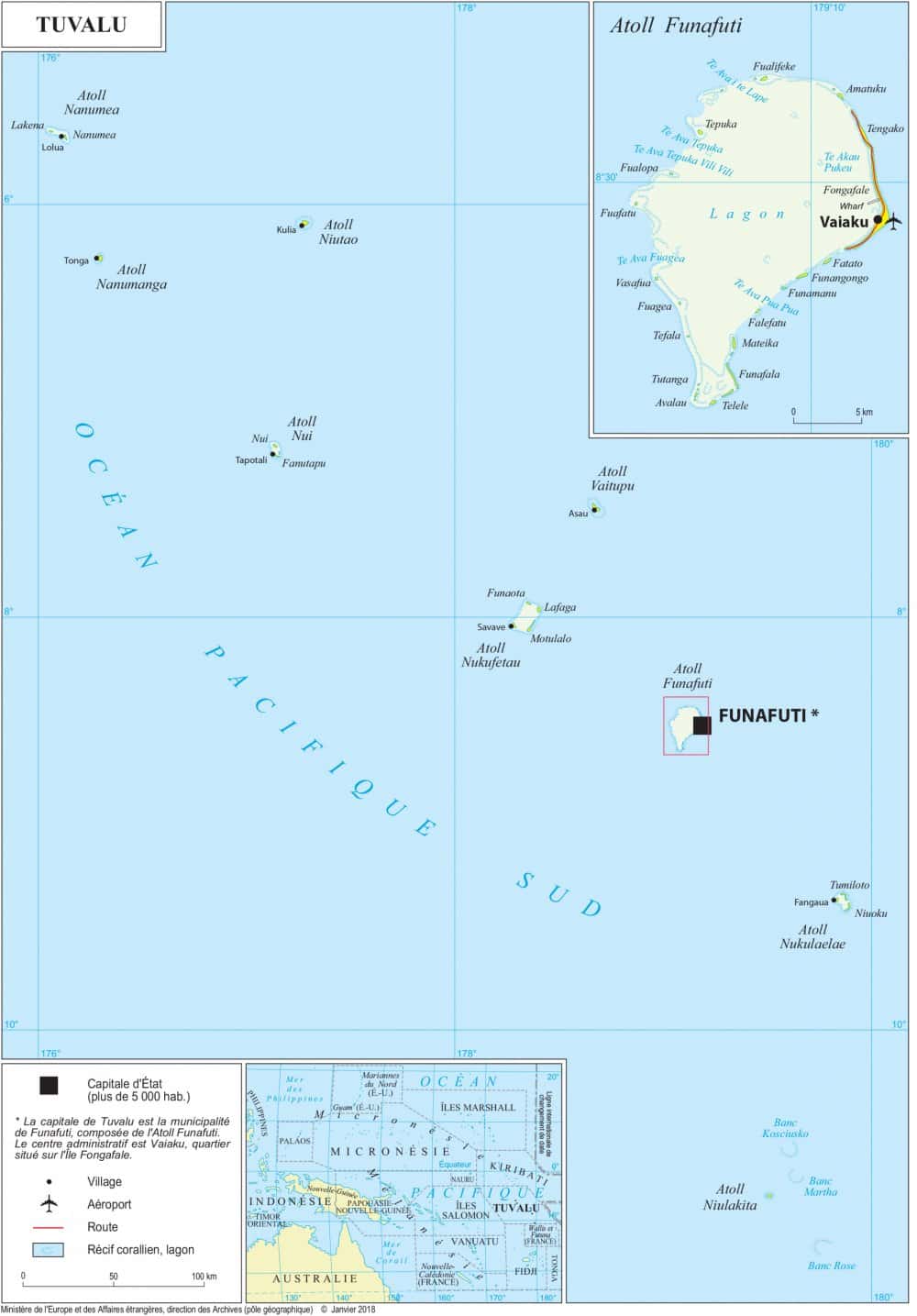 [Update] Bản đồ hành chính đất nước Tuvalu (Tuvalu Map) phóng to năm 2022 10