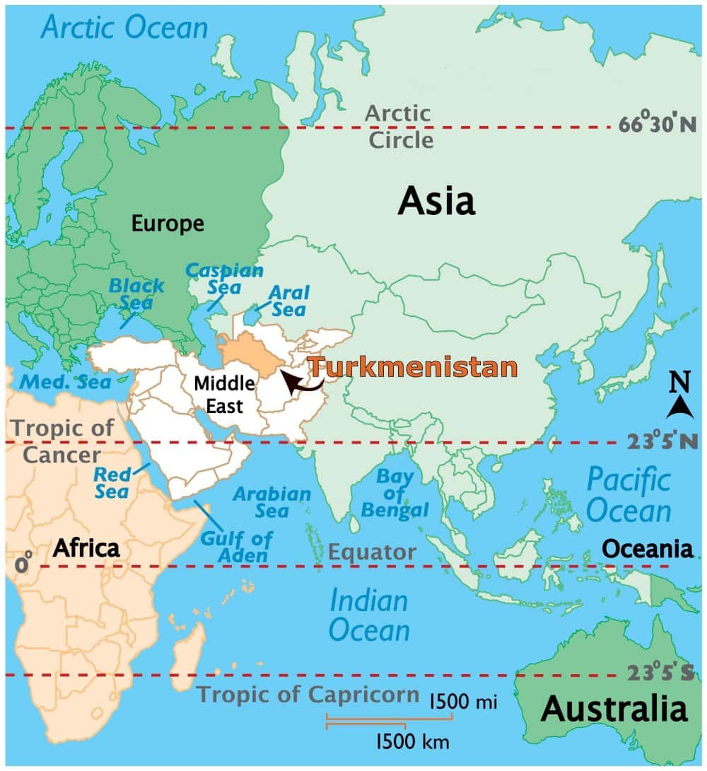 [Update] Bản đồ hành chính đất nước Turkmenisan (Turkmenisan Map) phóng to năm 2022 28