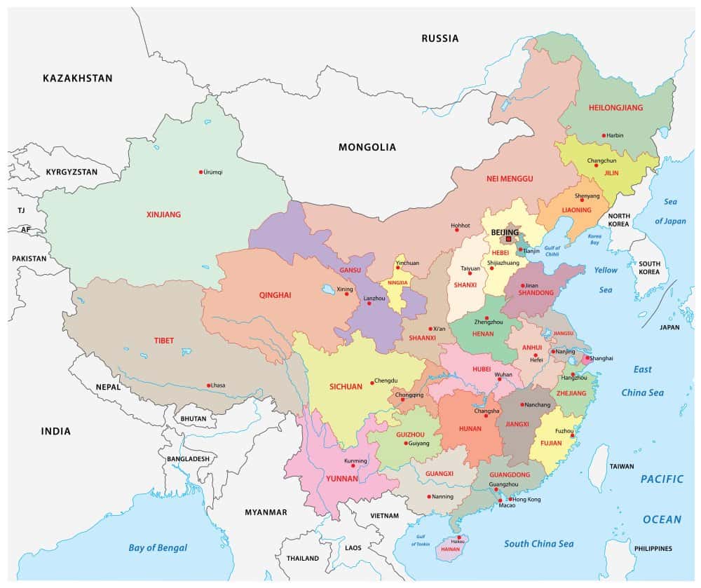 [Update] Bản đồ Trung Quốc (China) khổ lớn phóng to năm 2022 40