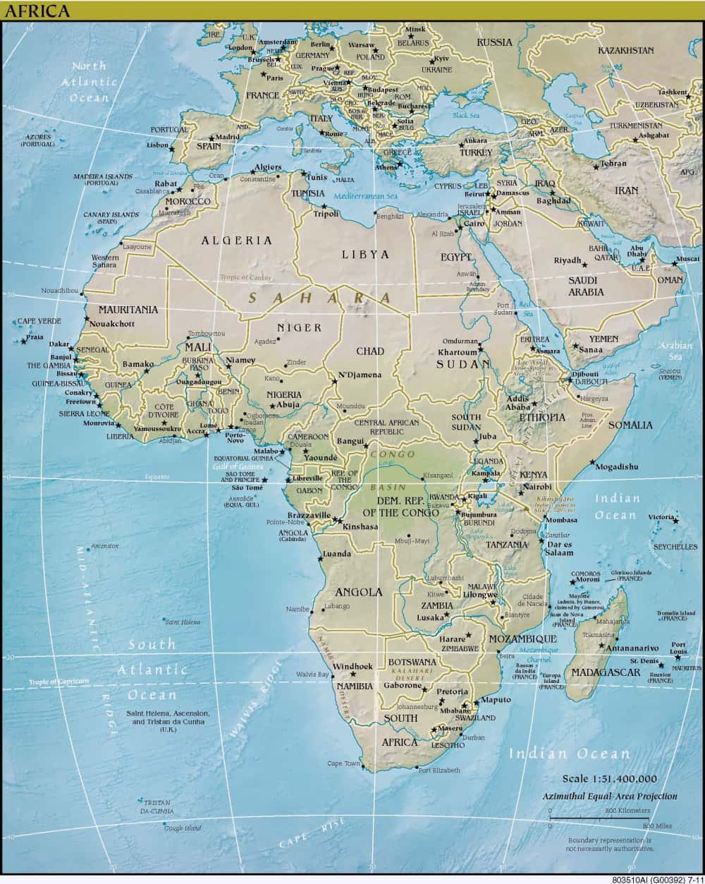 [Update] Bản đồ các nước Châu Phi (Africa Map) phóng to năm 2022 27