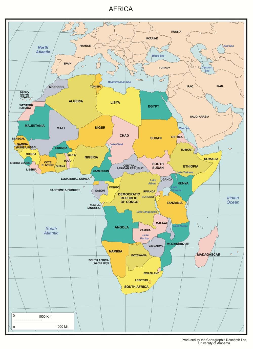 [Update] Bản đồ các nước Châu Phi (Africa Map) phóng to năm 2022 25