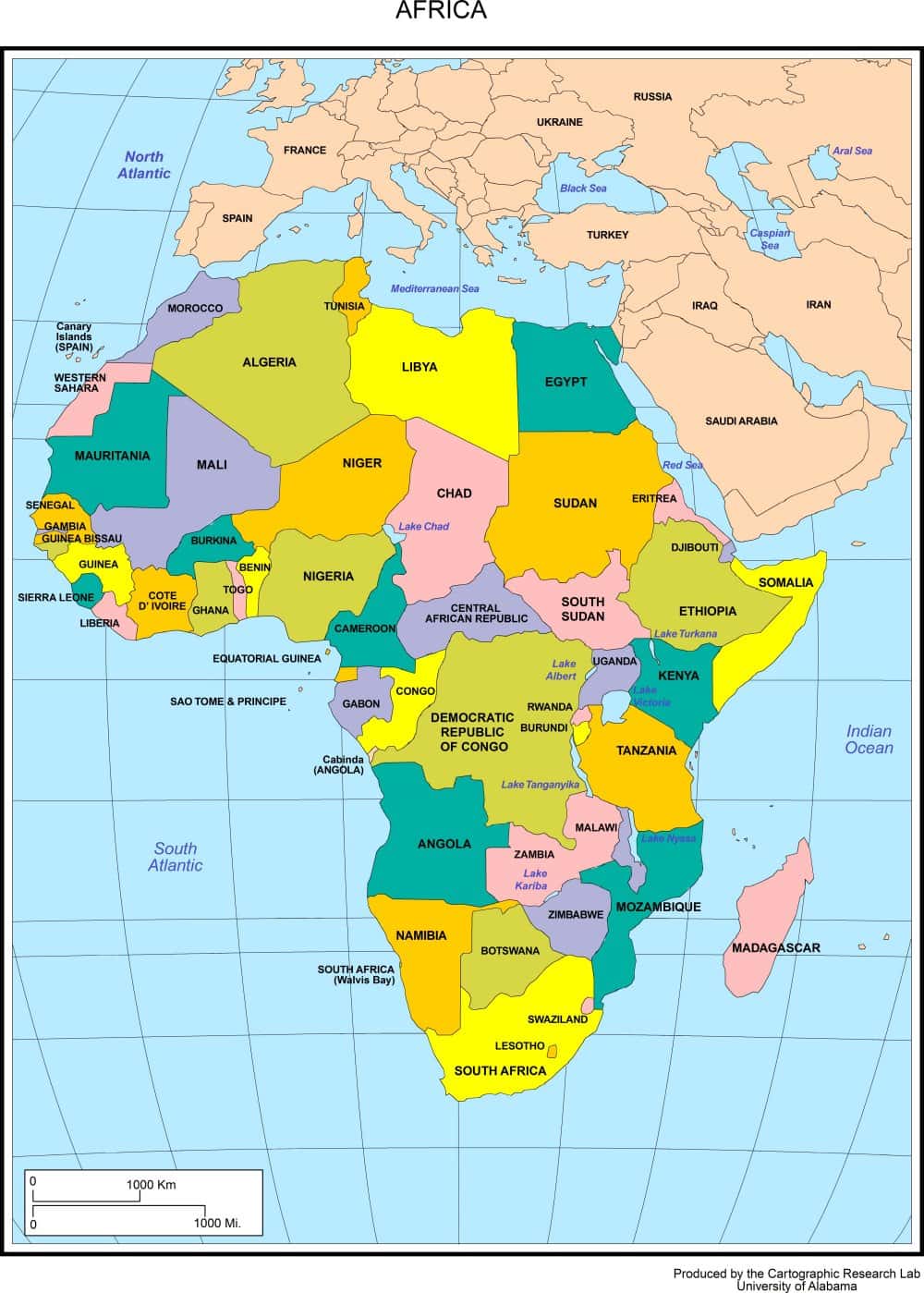 [Update] Bản đồ các nước Châu Phi (Africa Map) phóng to năm 2022 24