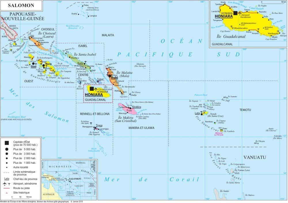 [Update] Bản đồ Quần đảo Solomon (Solomon Map) phóng to năm 2022 21