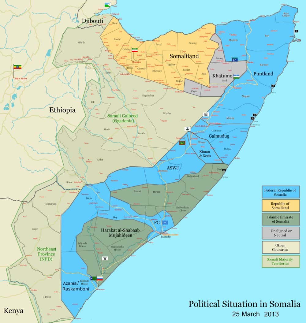 [Update] Bản đồ hành chính đất nước Somalia (Somalia Map) phóng to năm 2022 28
