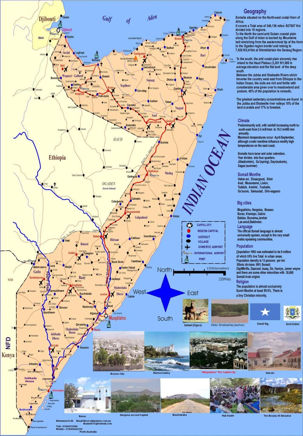 [Update] Bản đồ hành chính đất nước Somalia (Somalia Map) phóng to năm 2022 30