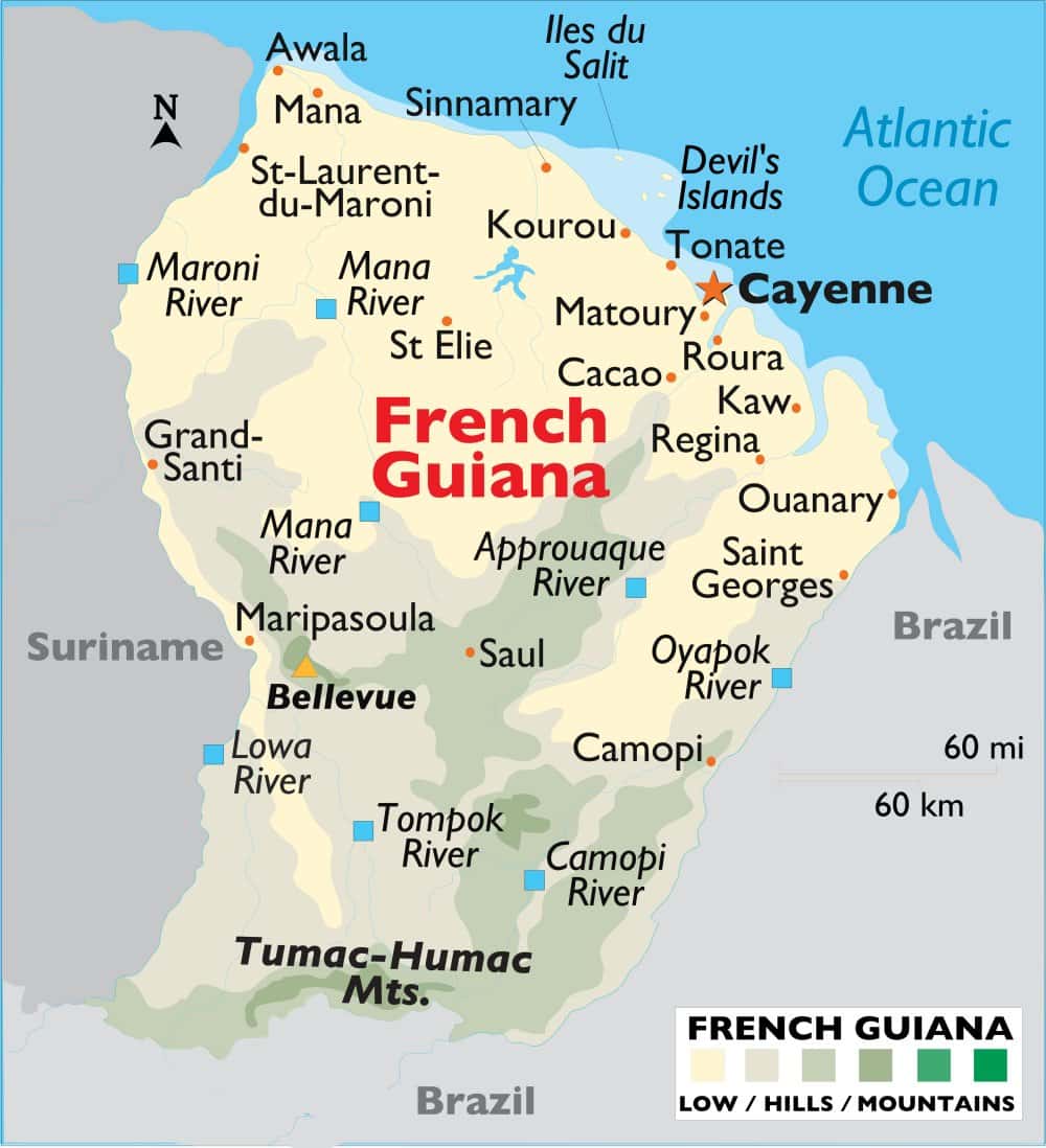 [Update] Bản đồ hành chính đất nước Suriname (Suriname Map) phóng to năm 2022 15