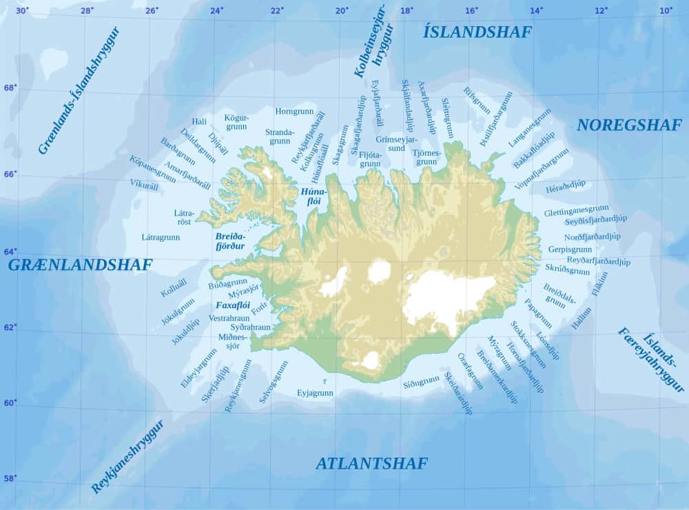 [Update] Bản đồ hành chính đất nước Iceland (Iceland Map) phóng to năm 2022 28