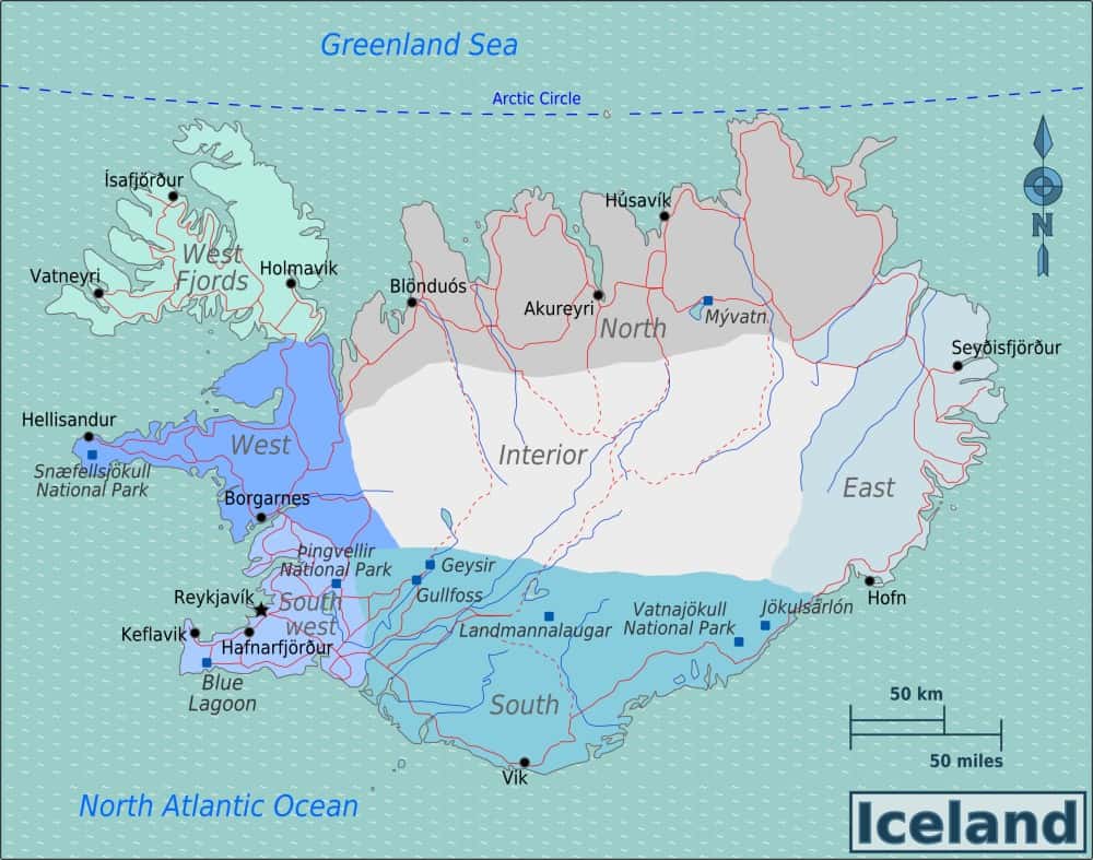 [Update] Bản đồ hành chính đất nước Iceland (Iceland Map) phóng to năm 2022 30