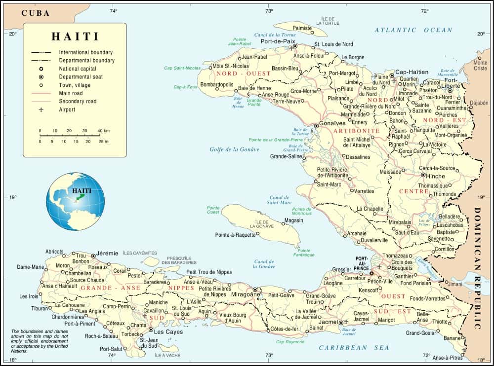 [Update] Bản đồ hành chính đất nước Haiti (Haiti Map) phóng to năm 2022 22