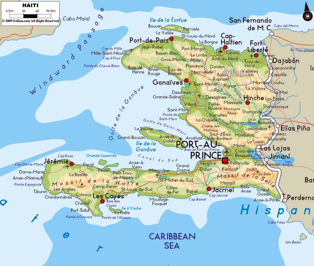 [Update] Bản đồ hành chính đất nước Haiti (Haiti Map) phóng to năm 2022 21