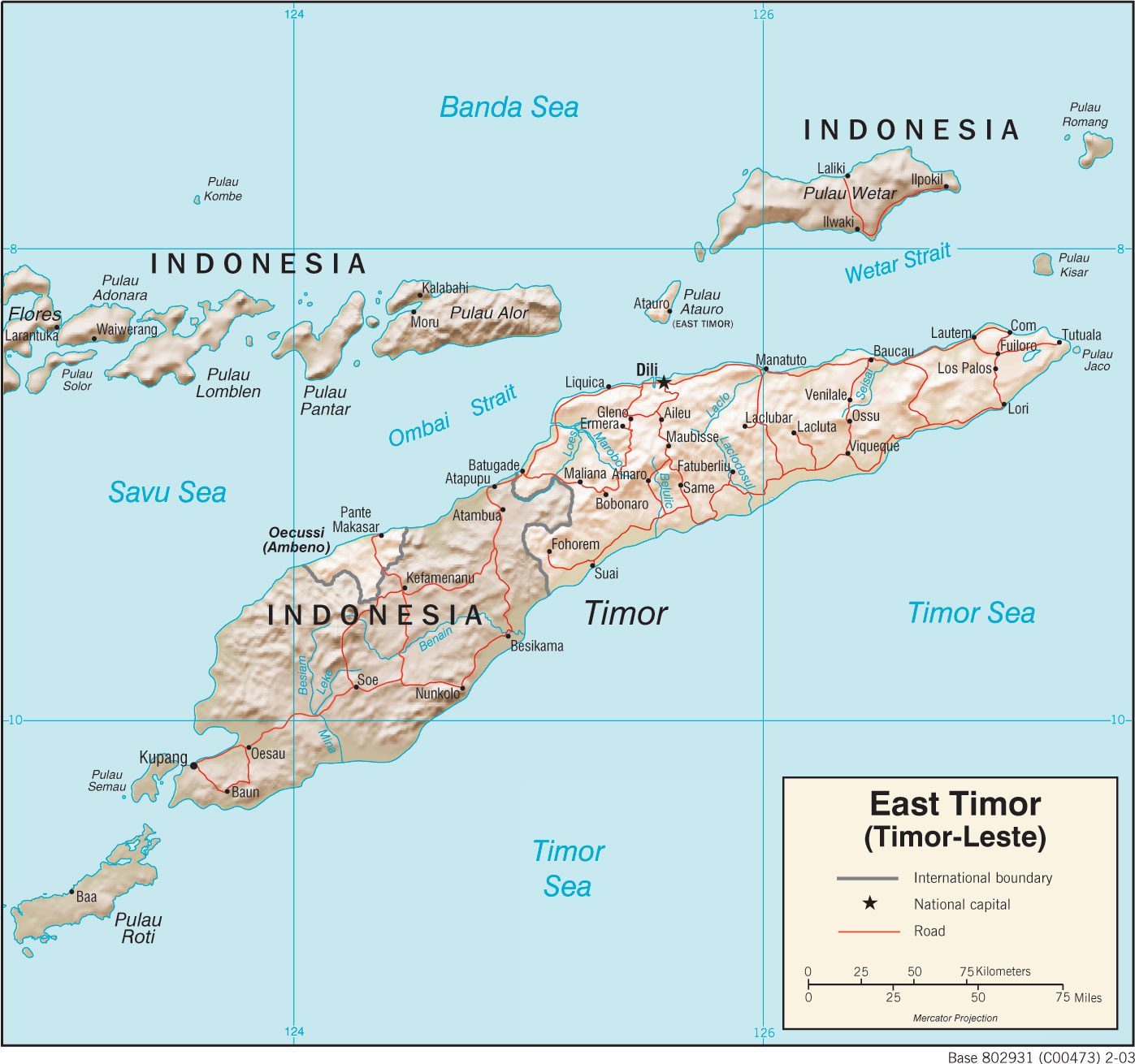 [Update] Bản đồ hành chính đất nước Đông Timor (Timor Leste Map) phóng to năm 2022 16
