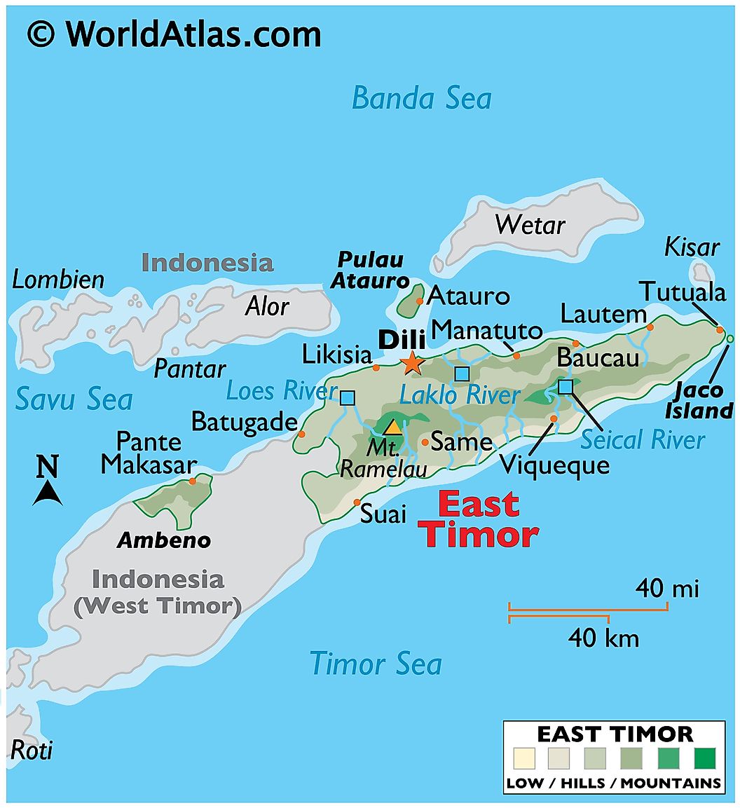 [Update] Bản đồ hành chính đất nước Đông Timor (Timor Leste Map) phóng to năm 2022 24