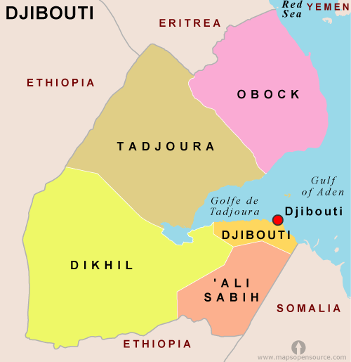 [Update] Bản đồ hành chính đất nước Djibouti (Djibouti Map) phóng to năm 2022 21