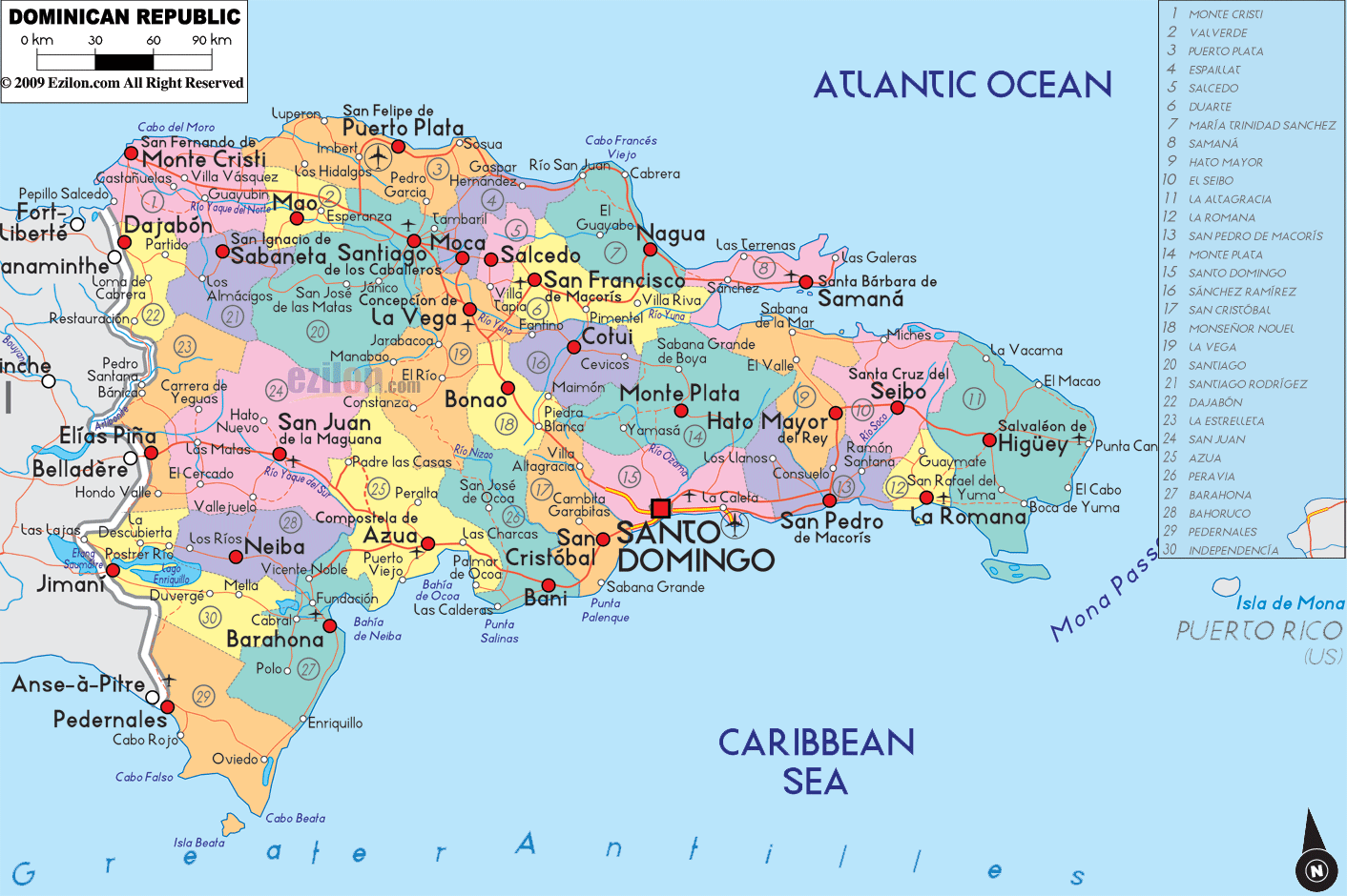 [Update] Bản đồ hành chính đất nước Dominica (Dominica Map) phóng to năm 2022 19