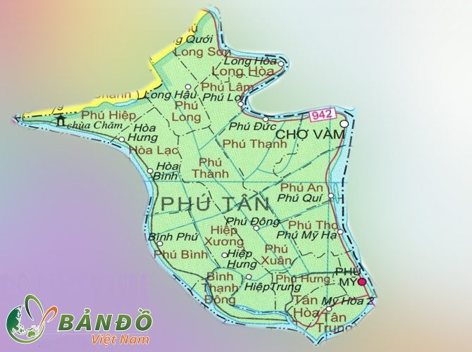 [Update] Bản đồ hành chính tỉnh An Giang khổ lớn phóng to năm 2022 15