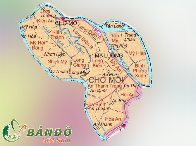 [Update] Bản đồ hành chính tỉnh An Giang khổ lớn phóng to năm 2022 14