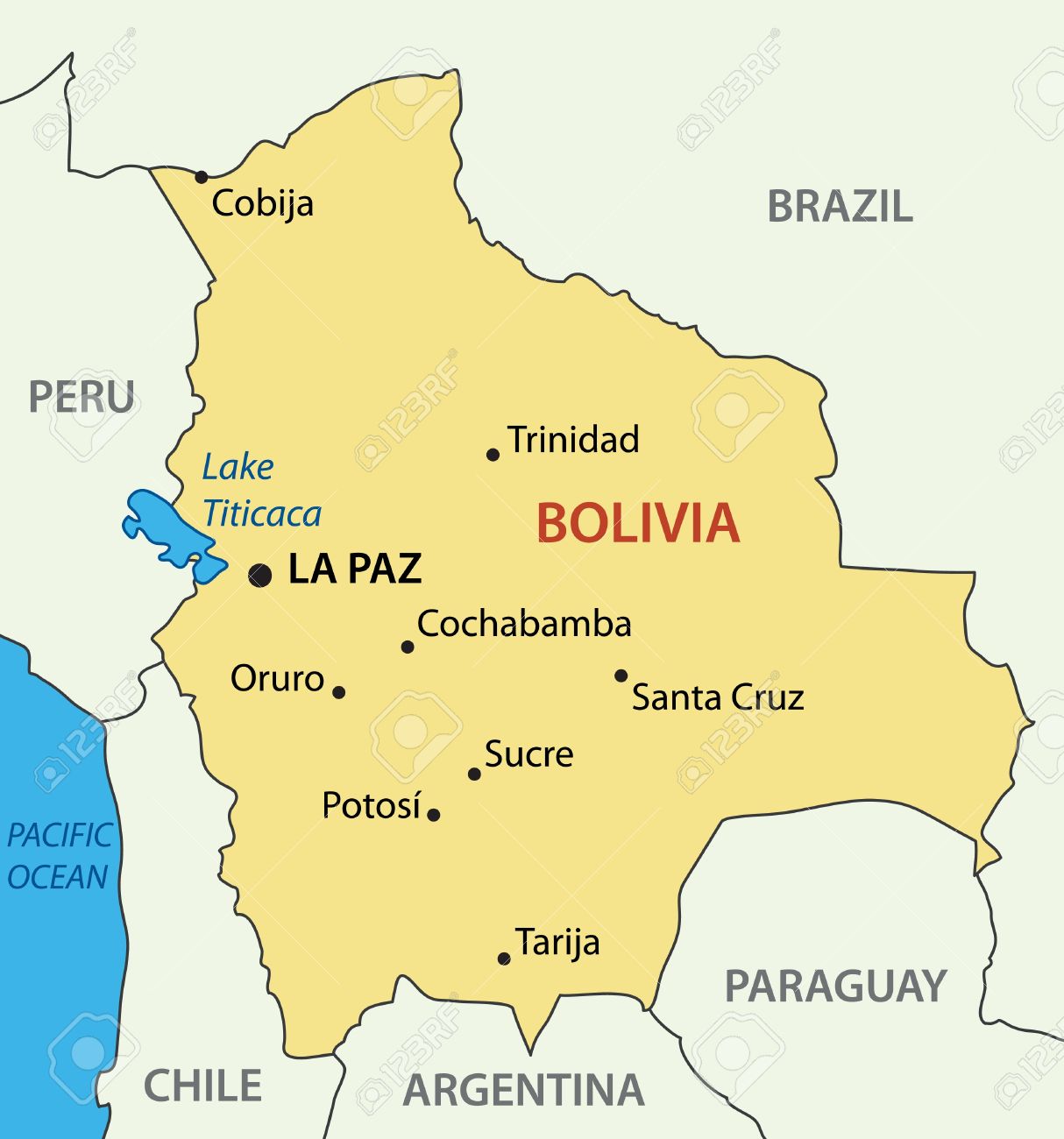 [Update] Bản đồ hành chính đất nước Bolivia (Bolivia Map) phóng to năm 2022 29