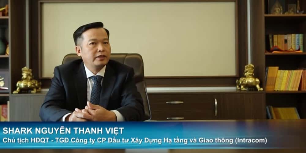 Shark Việt Chủ tịch HĐQT, Tổng Giám đốc công ty Intracom Việt Nam