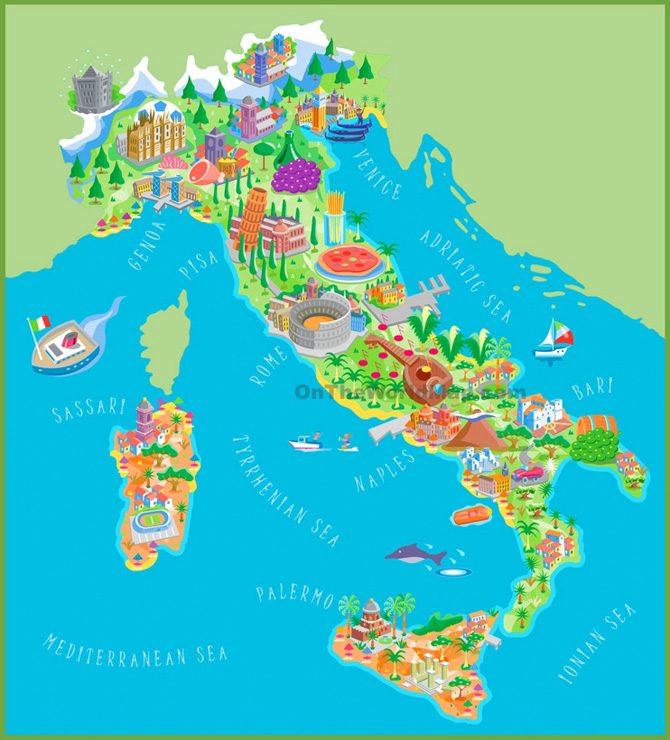 [Update] Bản đồ nước cộng hòa Ý (Italia) khổ lớn phóng to năm 2022 5