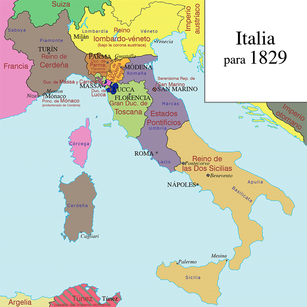 Bản đồ nước Ý khổ lớn phóng to năm 2022
