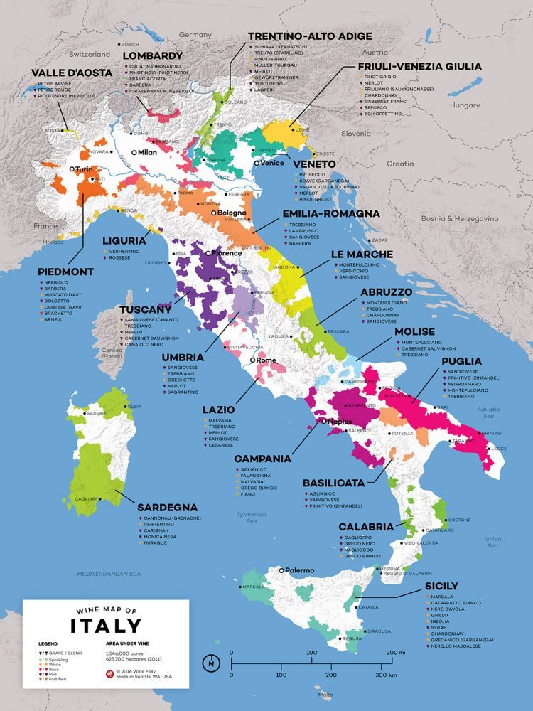 Bản đồ Nước Ý