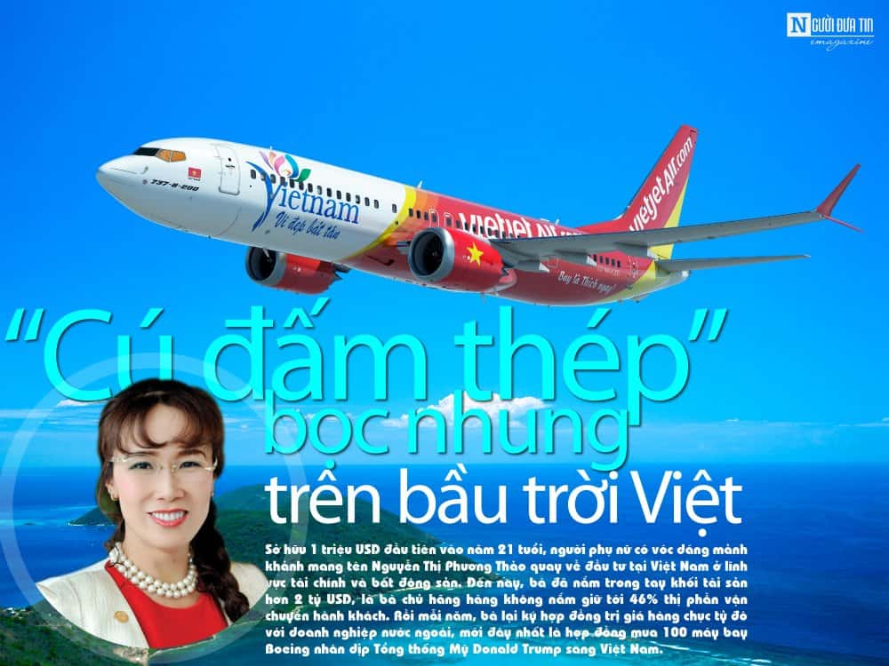 CEO Vietjet Nguyễn Thị Phương Thảo ký hợp đồng mua 20 máy bay Airbus A321XLR