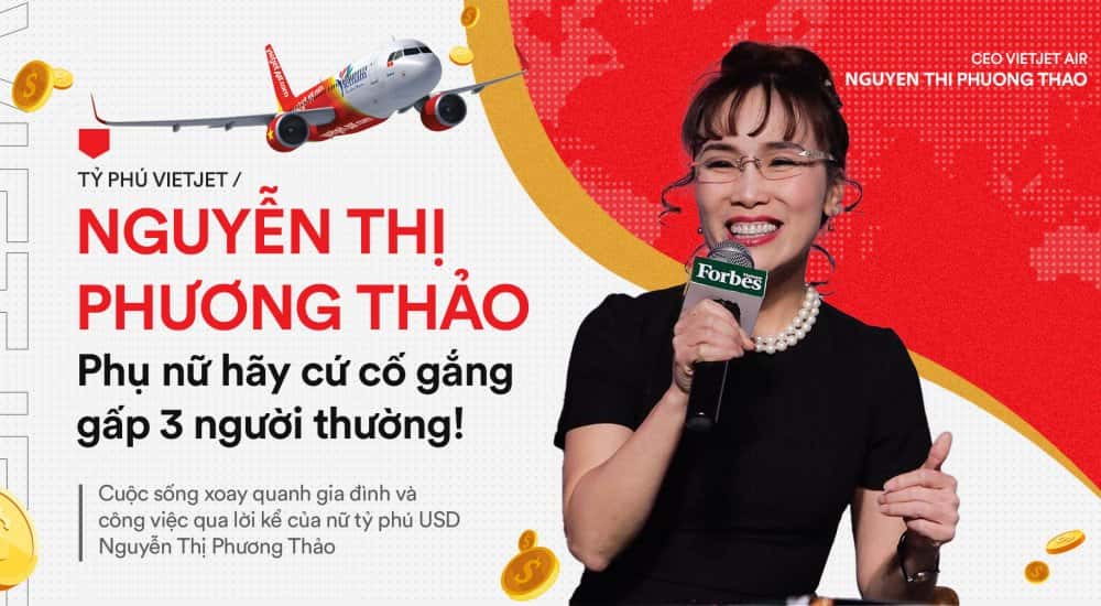 "Phụ nữa hãy cứ cố gắng 3 người thường" theo CEO Nguyễn Thị Phương Thảo