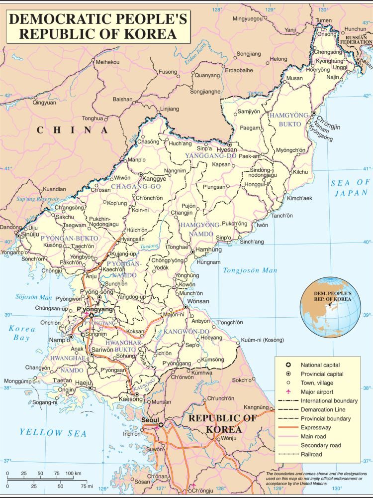 Bản đồ Triều Tiên