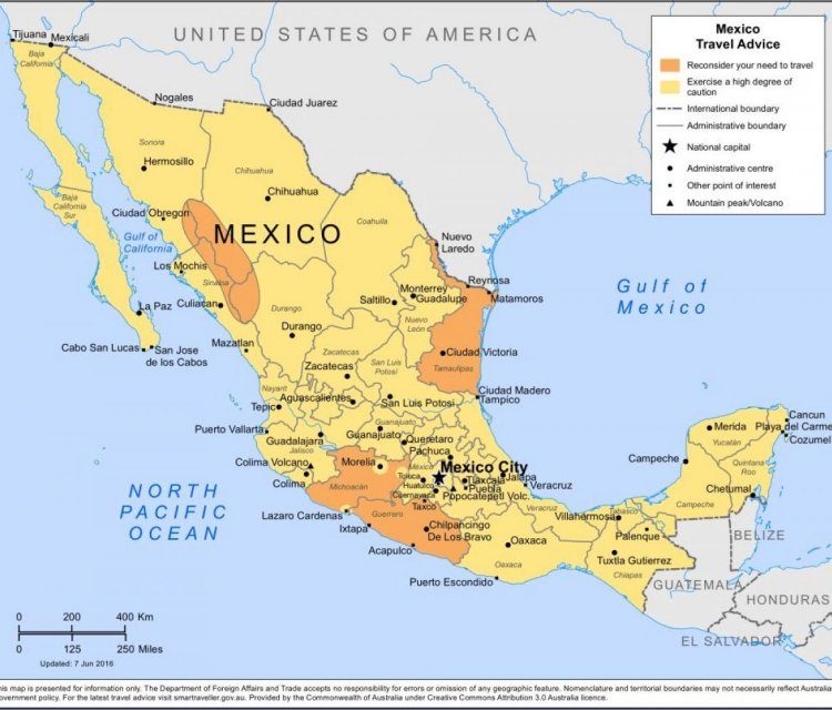 Bản đồ Mexico