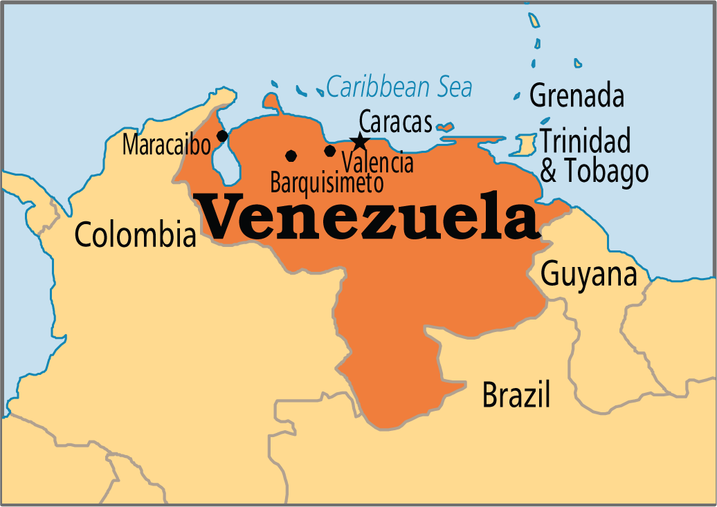 [Update] Bản đồ hành chính đất nước Venezuela (Venezuela Map) phóng to năm 2022 23