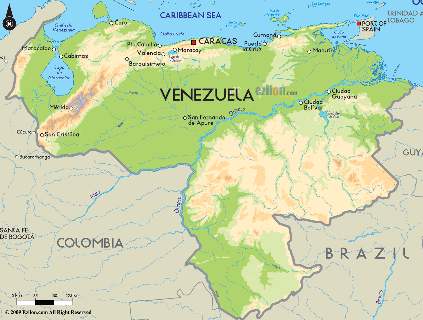 [Update] Bản đồ hành chính đất nước Venezuela (Venezuela Map) phóng to năm 2022 41