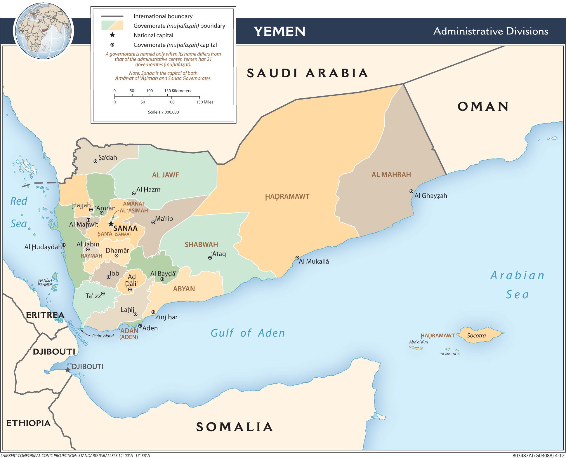 [Update] Bản đồ hành chính đất nước Yemen (Yemen Map) phóng to năm 2022 14