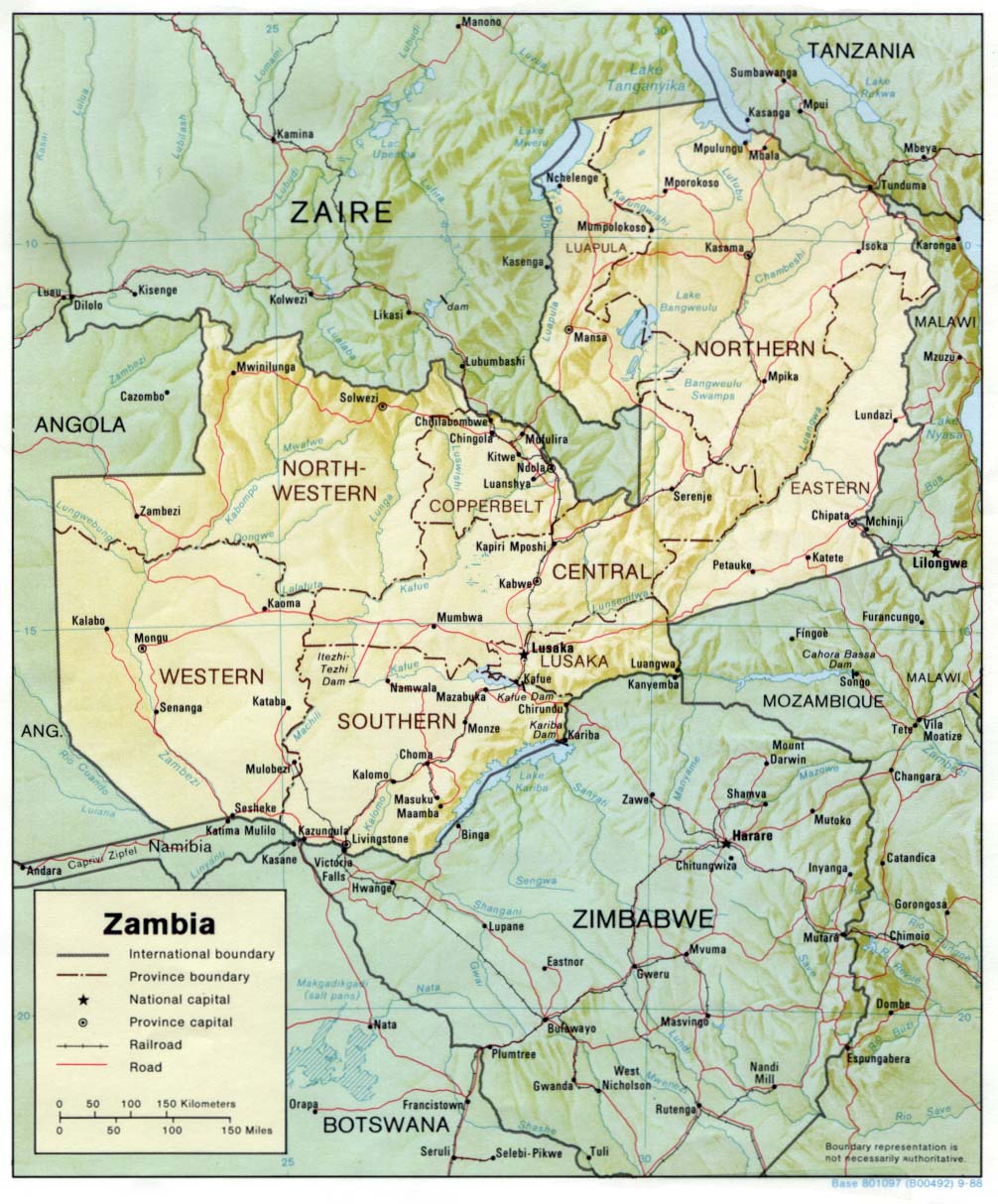 [Update] Bản đồ hành chính đất nước Zambia (Zambia Map) phóng to năm 2022 17