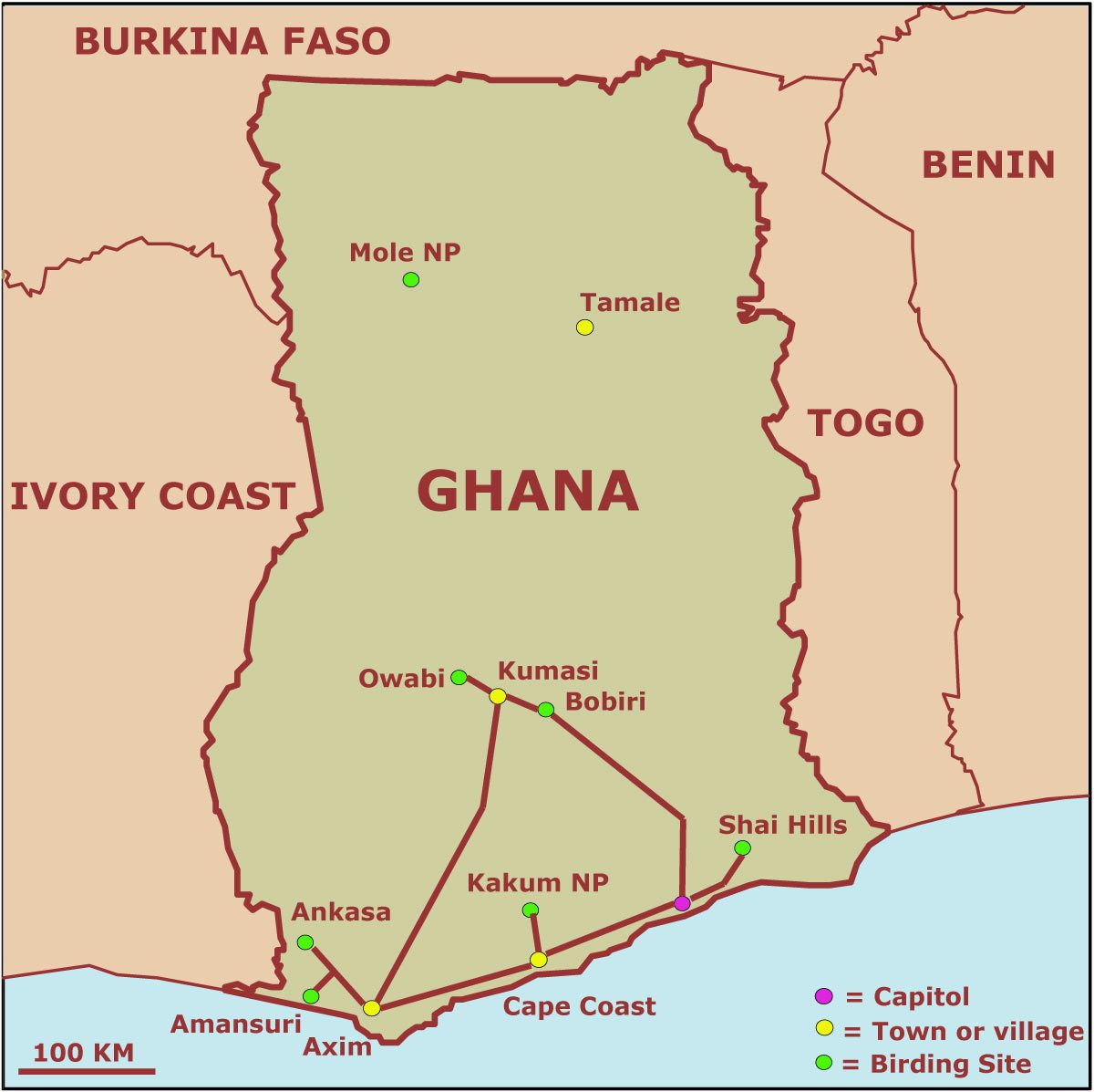 [Update] Bản đồ hành chính đất nước Ghana (Ghana Map) phóng to năm 2022 27