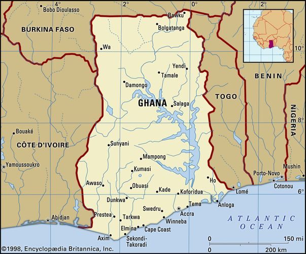 [Update] Bản đồ hành chính đất nước Ghana (Ghana Map) phóng to năm 2022 29