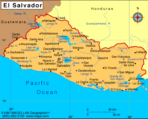 [Update] Bản đồ hành chính đất nước El Salvador (El Salvador Map) phóng to năm 2022 25