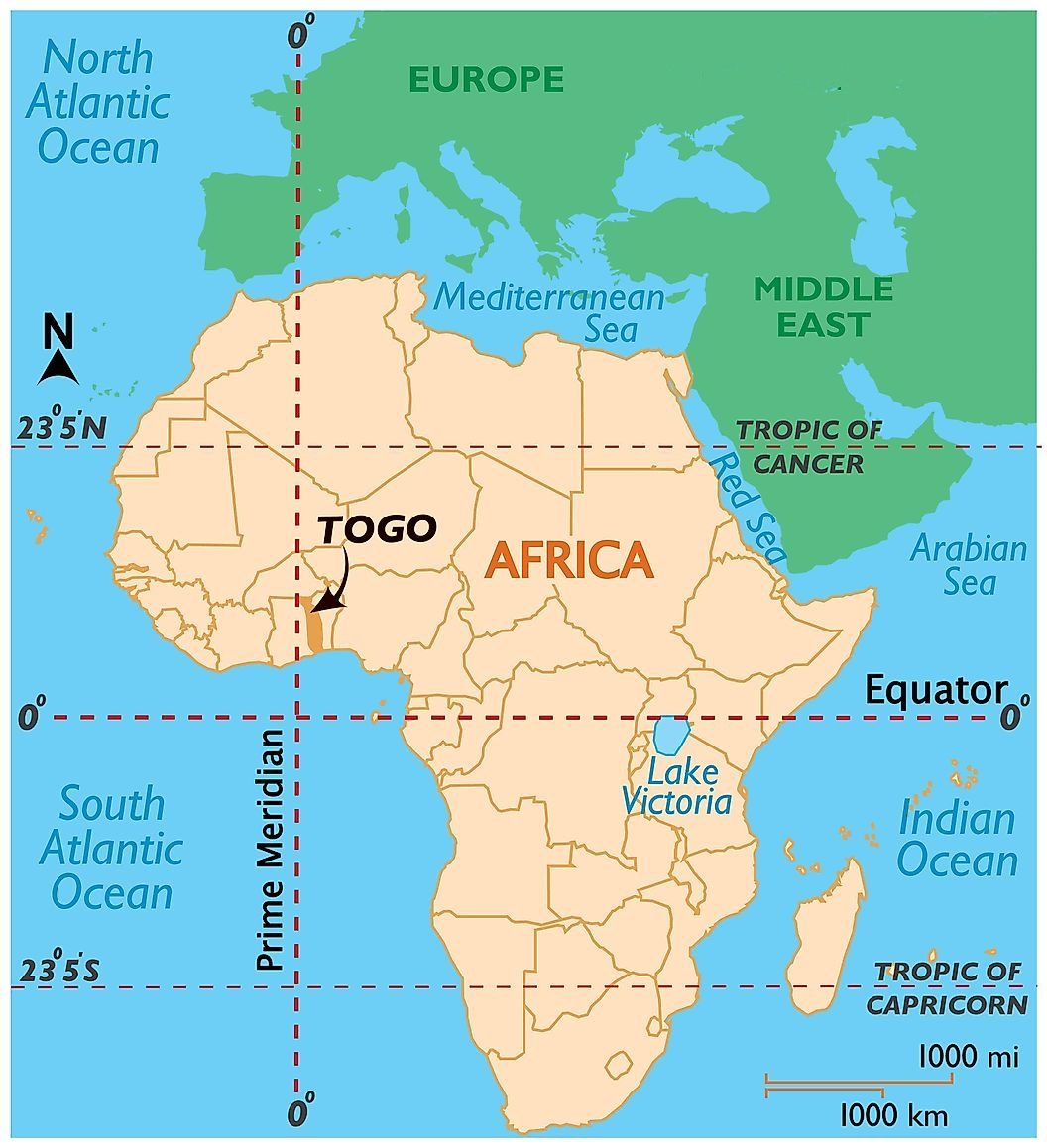[Update] Bản đồ hành chính đất nước Togo (Togo Map) phóng to năm 2022 14