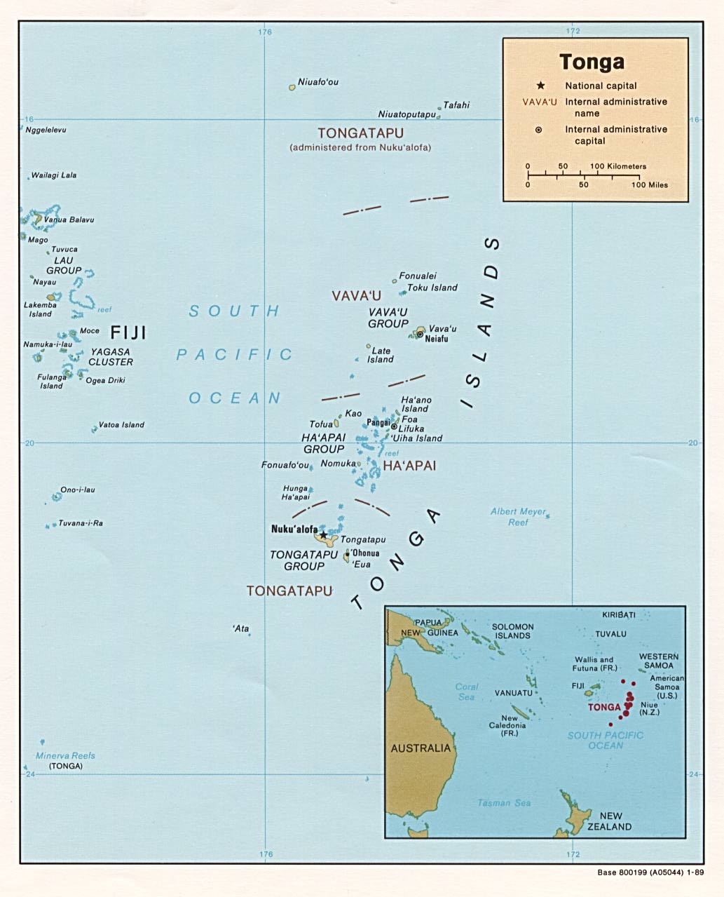[Update] Bản đồ hành chính đất nước Tonga (Tonga Map) phóng to năm 2022 11
