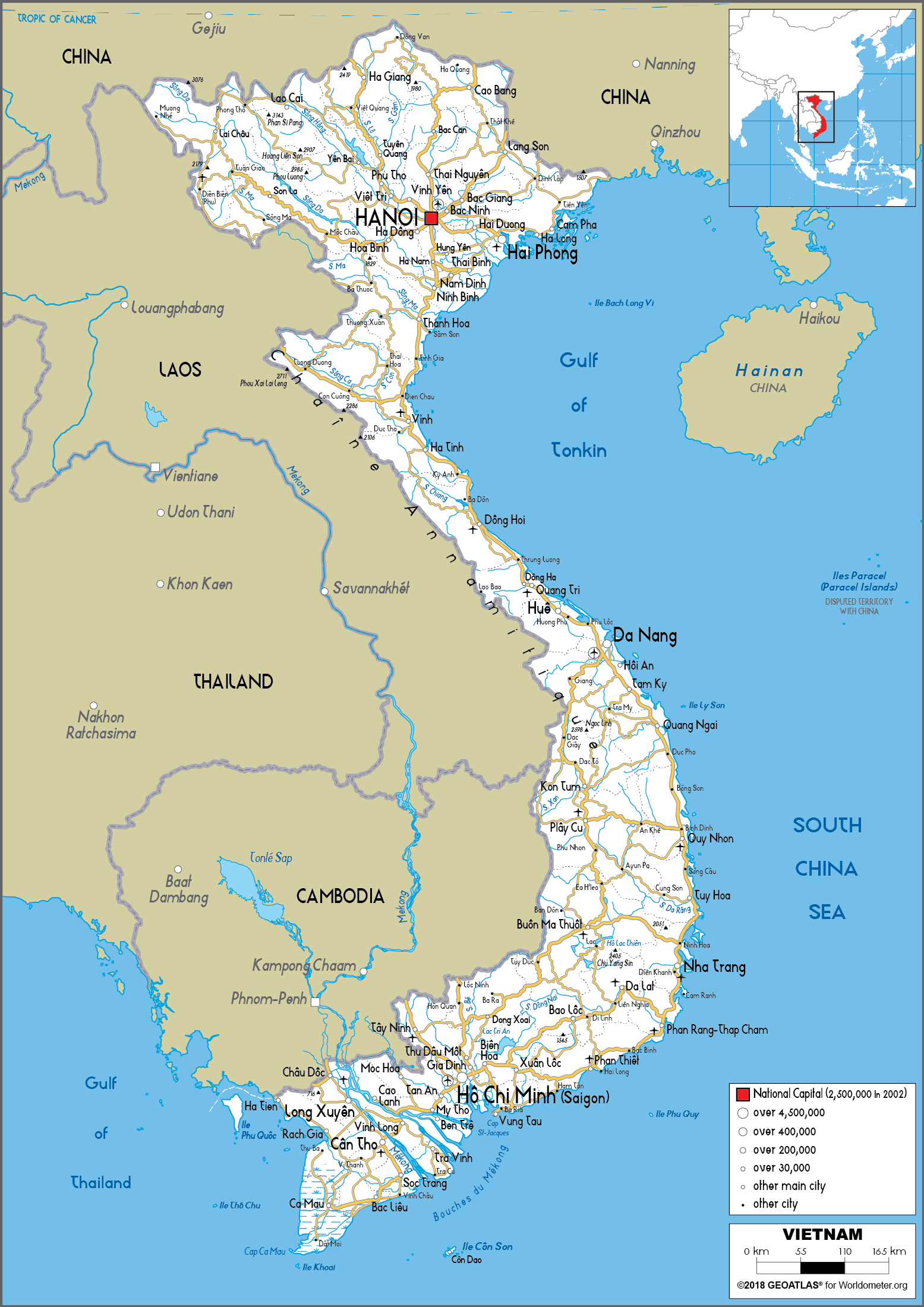 Update Bản đồ Việt Nam phóng to, 64 tỉnh, thành phố [hienthinam] 13