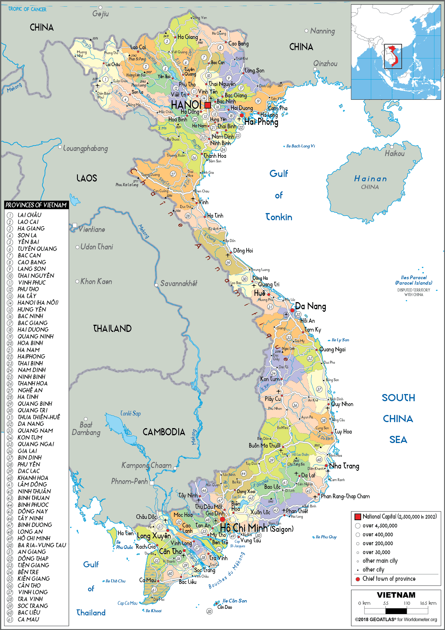 Update Bản đồ Việt Nam phóng to, 64 tỉnh, thành phố [hienthinam] 14