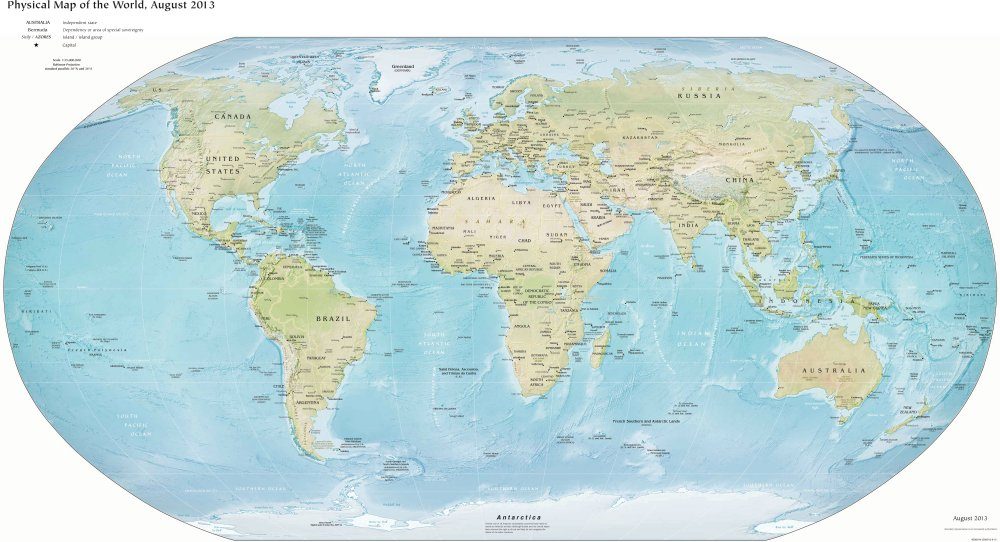Bản đồ Thế Giới khổ lớn 3D phóng to mới nhất 39